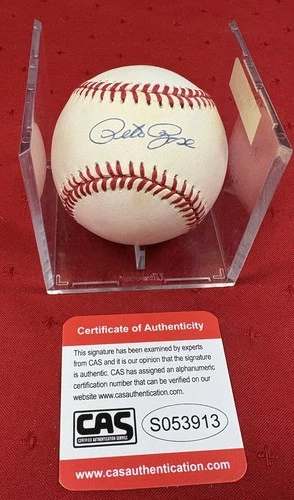 Pete Rose Signed National League Baseball (CAS Authenticated)