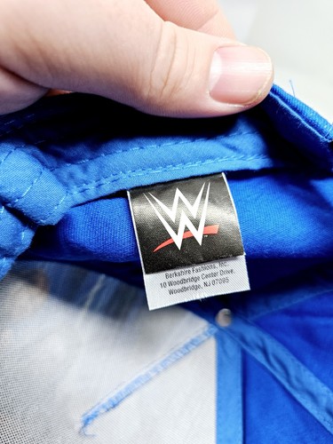 WWE Kids Teen Snapback Hat Cena Lesnar R Reigns D Ambrose K Owens Blue 2016 OSFM - Picture 8 of 9