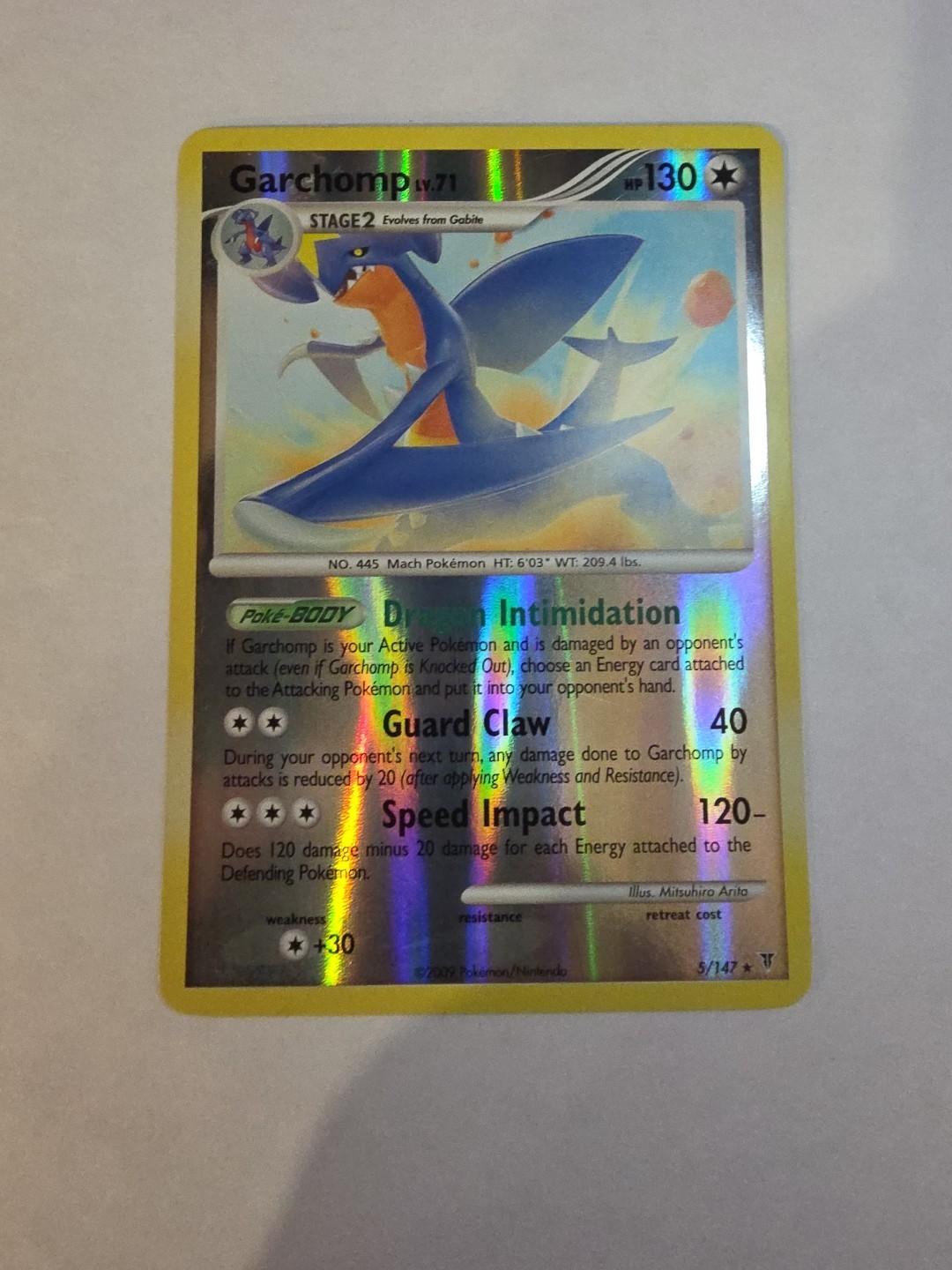 Garchomp 5/147 Pokémon TCG Supreme Victors Reverse Holo Rare NM