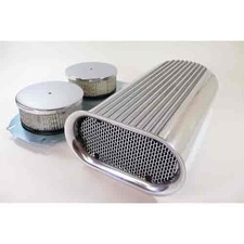 Rpc R5233 Hilborn Style Aluminum Hood Scoop Dual Quad Style Fits 5.125 Neck Carb