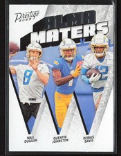 Davis/Duggan /Johnston 2023 Panini Prestige #AM-22 Alma Maters LA Chargers
