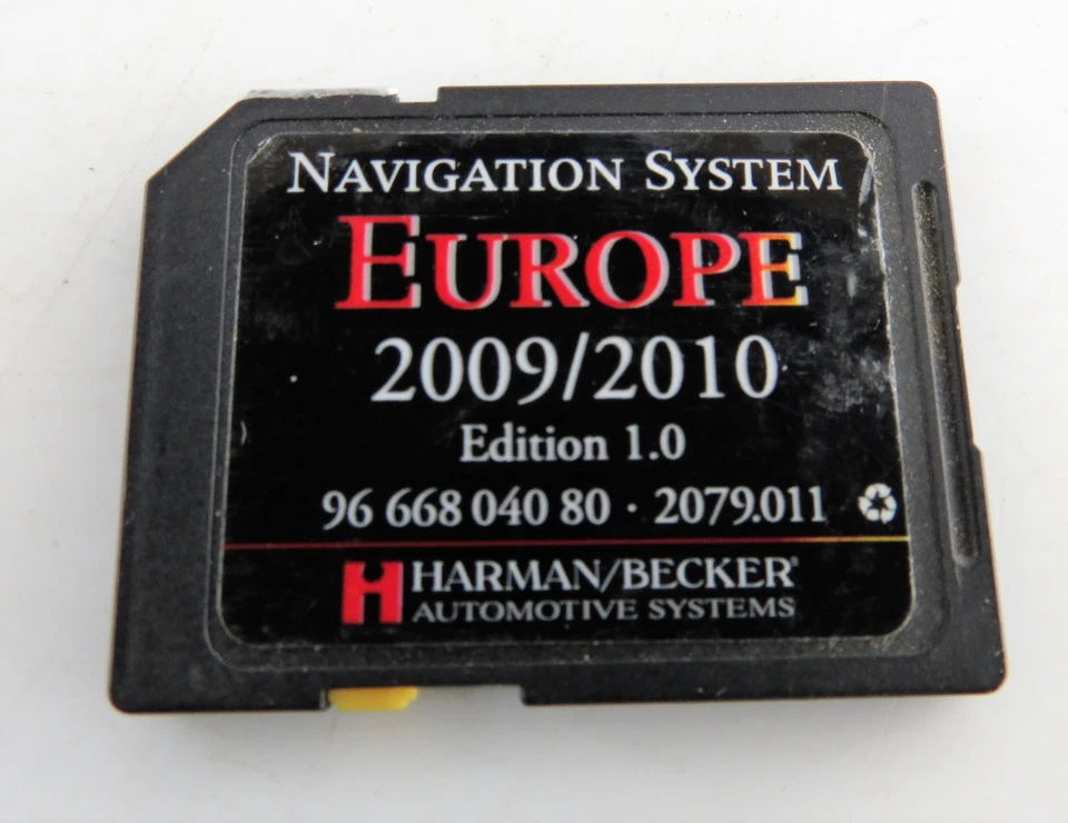 Genuine Citroen Europe Harman/ Decker MAP DATA Satelite Nav SD Card 9666804080 - Image 2 of 4