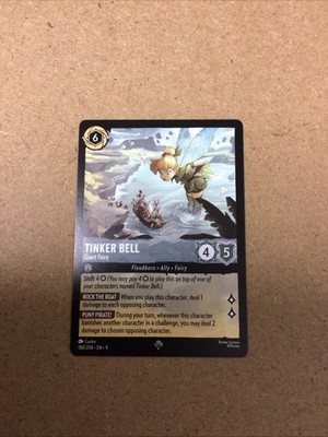 Disney Lorcana TCG - Fabled: Tinker Bell (188/204) - Super Rare - Near Mint 