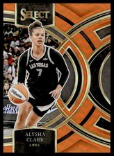 2024 Panini Select WNBA #102 Alysha Clark Prizms Orange #/125