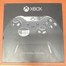 MICROSOFT XBOX ELITE CONTROLLER ONE SERIES BOXED COMPLETE WORKS BUT WITH ISSUES