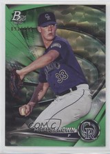 2022 Bowman Platinum Top Prospects Emerald Ice Foilboard /299 McCade Brown 0q1p
