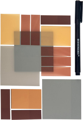 Transparent Sticky Notes Set with Quick Dry Pen (Dune)