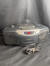 Vintage Audiovox CD-198 Portable Stereo Boombox CD Cassette AM/FM Radio Tested