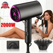 Professional Hair Dryer Travel Hairdryer with Diffuser Home Salon Blow Dryer