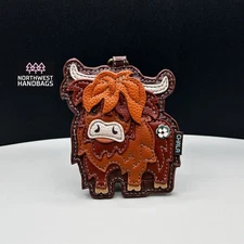 HIGHLAND COW CHALA PAL KEY FOB COIN PURSE KEYCHAIN