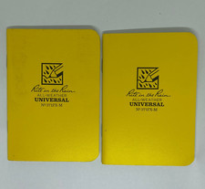 Rite in the Rain All-Weather Mini-Stapled Notebook 3 1/4"X4 5/8" Yellow 371FX-M