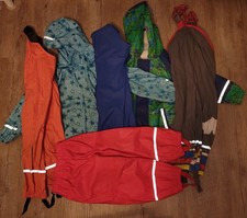 Regenkleidung Regenset Regenjacke Regenhose Latzhose gefüttertungefüttert 98-116