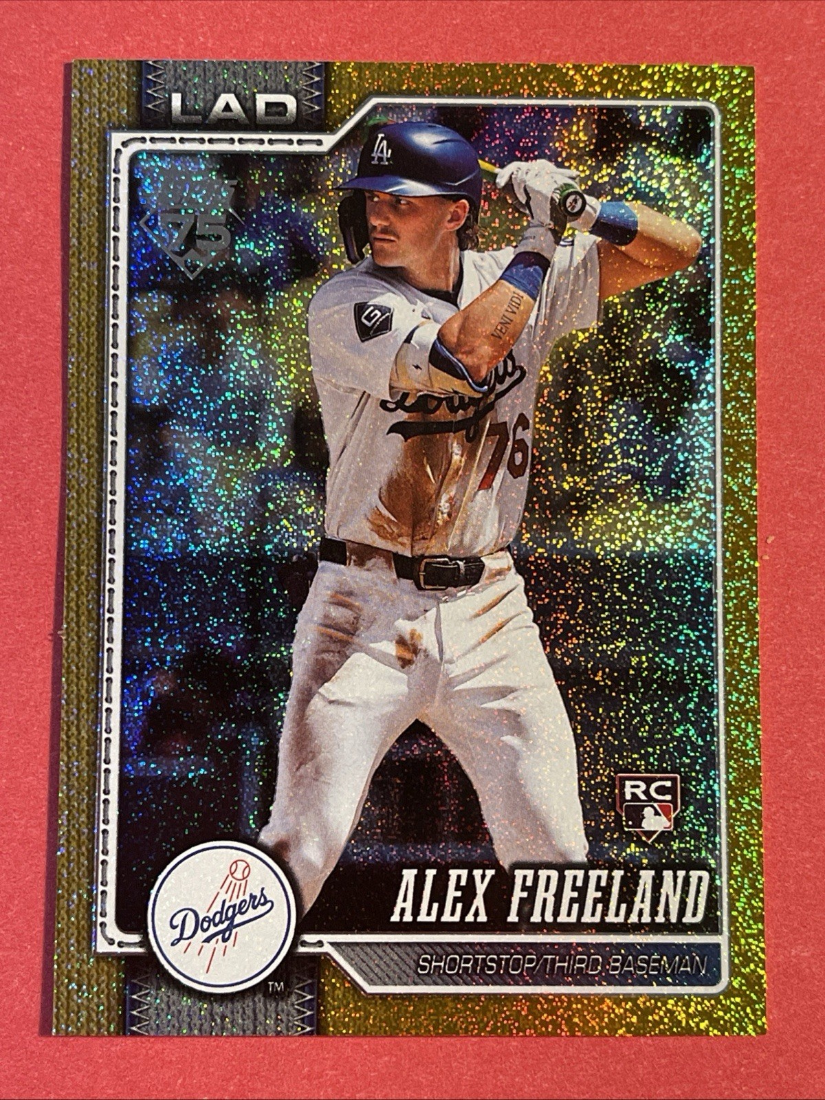 2026 Topps Alex Freeland Gold Sandglitter #49/50 #74 Dodgers SEE PICS