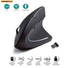 Ergonomic Vertical Wireless Mouse Carpal Tunnel Wrist Pain Relief For Laptop PC