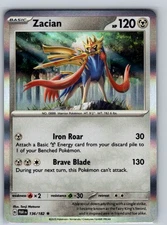 Zacian 136/182 Holo Rare SV04: Paradox Rift NM