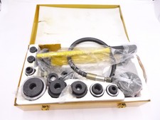 SEE DESC 10 Ton Hydraulic Knockout Punch Driver Tool Kit Hole Digger Set SYK-8