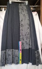 Women's Faith by Celia Maxi Rayon Skirt Art Deco - Size S