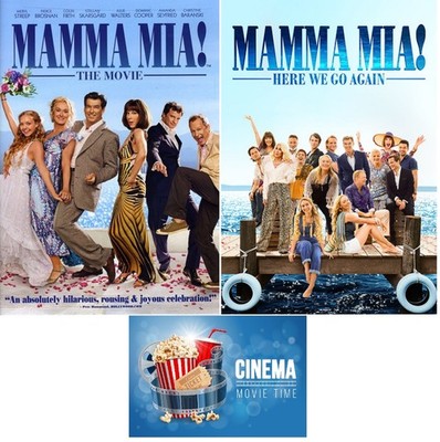 Mamma Mia! One Mamma Mia Here We Go Again Two Double Feature 2 DVD