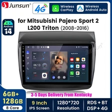 8Core 6+128G Android15 Carplay Radio 9"For Mitsubishi Pajero Sport 2 L200 Triton
