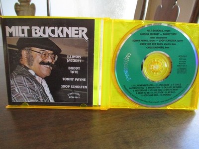 MILT BUCKNER - Illinois Jacquet/Buddy Tate - 1994 Progressive CD VG $9.95