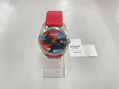 Boccia Ultra Seven Quartz Titanium Watch 10Bar Leather Band Boxed