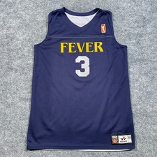 Alleson Athletic Indiana Fever WNBA Reversible Jersey Navy White Youth XL Stain