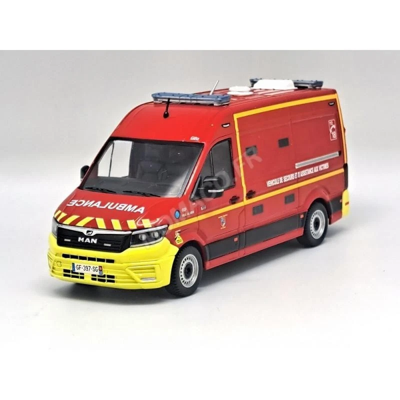 ODEON 146 MAN TGE L2H2 GIFA VSAV SDIS 30 - GARD POMPIERS 1/43