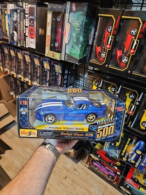 #ad Maisto Blue Dodge Viper GTS 1996 Indianapolis 500 Pace Car 1:18 Scale NEW 🇺🇸 $24.95