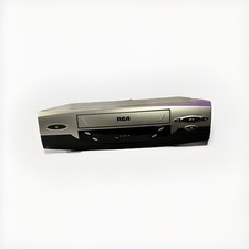 RCA VCR Player VHS Cassette Recorder 4 HeadHiFi VR637HF Tested Working No Remote