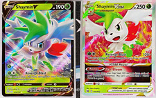 Pokemon TCG Shaymin V 013/172 & VSTAR 014/172 Brilliant Stars Holo EN 2022