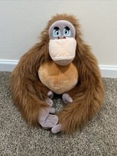 Vintage Disney Jungle Book King Louie Plush Stuffed Animal Orangutan 14" Tall