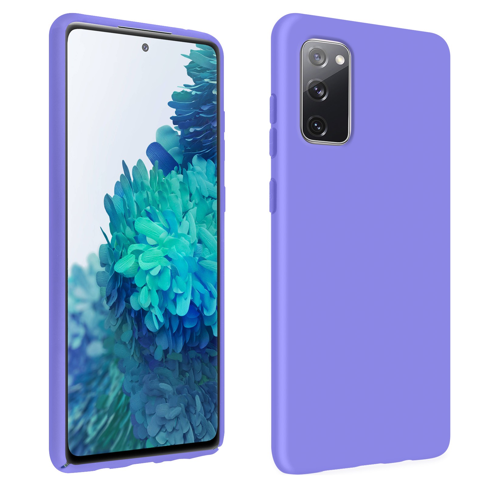Coque Samsung S20 FE violette pour éviter les rayures et chutes du quotidien