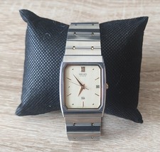 Vintage Seiko SQ Quartz Watch 5H22-5A20 A0 Stainless Steel Two Tone Working