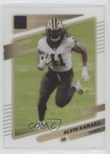 2021 Panini Clearly Donruss Alvin Kamara #34 0w8
