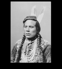 1910 Curly Crow Scout PHOTO Battle of Little Bighorn George Custer Survivor