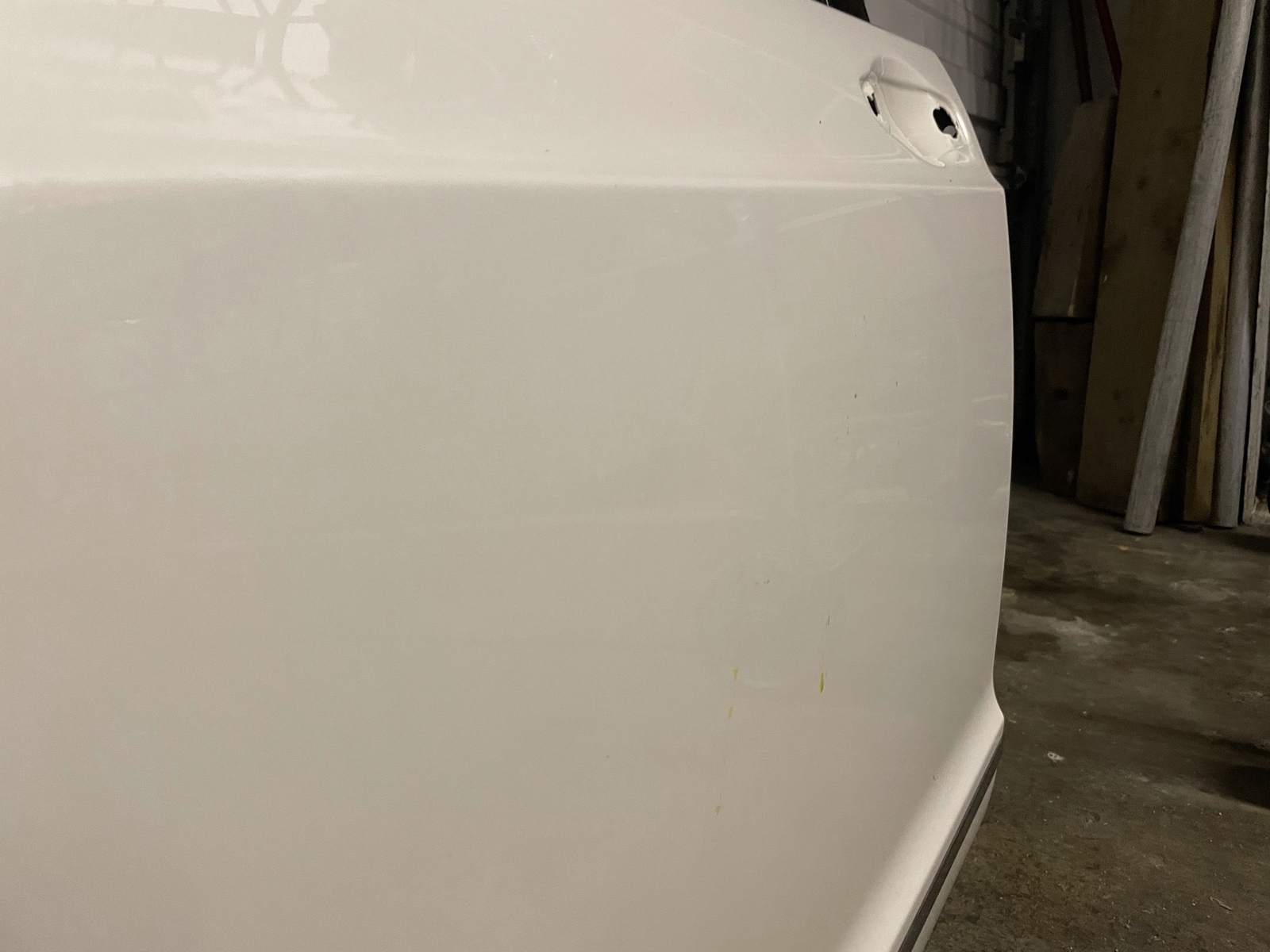 06-13 Bentley Continental Flying Spur Front Left Door Shell NO DENTS Ghost White