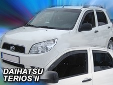 Heko Wind Deflectors For Daihatsu Terios Mk2 5-Door 2005-2015 4Pcs Tinted