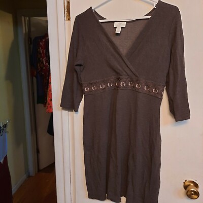 blue dress for baby girl Ann Taylor Loft Dress Brown & White Size 12P SKU 000197-5 – Designers On A  Dime