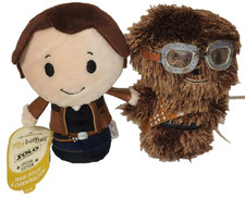 Hallmark Itty Bitty Bittys HAN SOLO & CHEWBACCA  Star Wars  MWCT Stuffed Toys