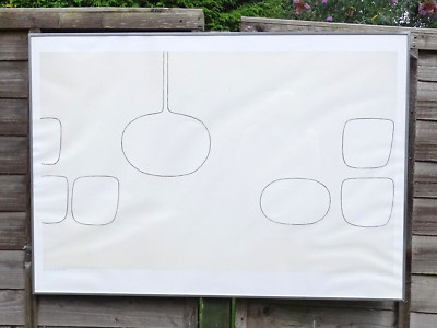William Scott Abstraktes Poster 2006 Linear White Art Group gespendete Lizenzgebühren