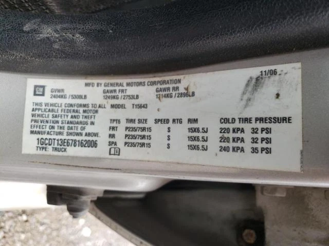 2007 Chevrolet Colorado Speedometer Gauge OEM Brown 15218514 196K Miles - Image 3 of 4