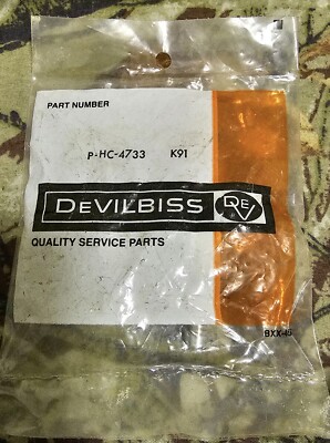DEVILBISS FITTINGS P-HC-4733 (ORANGE BAG) HOSE CONNECTOR  *NEW IN FACTORY BAG*