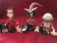 Nightmare Before Christmas Lock Shock Barrel Applause Plush w/ Standees - 1993