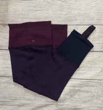 NWOT Lululemon Studio Let Warmers O/S Hyper Stripe Plum Inkwell LAST PAIR 
