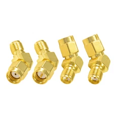 SMA to RP-SMA 45 Deg Adapter for FPV Drone Goggles WiFi Antenna Extension Cable