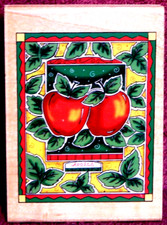 Inkadinkado 9056 Apples 3-1/2" x 5"