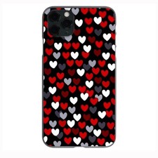 Cute Valentines Confetti Hearts case design Phone Case for iPhone 7 8 X XS XR SE