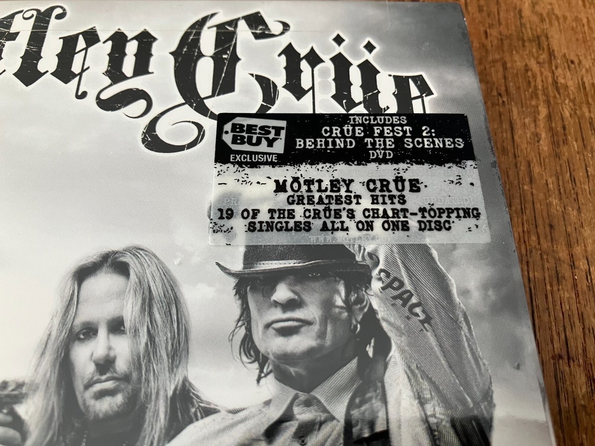 MÖTLEY CRUE Greatest Hits CD+DVD w/Slipcase BEST BUY Exclusive