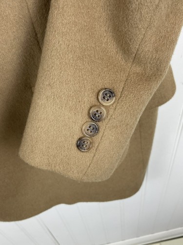 Blazer Savile Row Para Hombres 46R Beige Lana Cabello Camello 2 Botones Islas Vírgenes de los Estados Unidos - Imagen 5 de 13