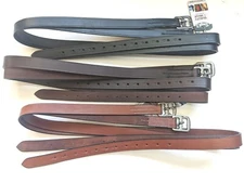 Youth English Leathers - 1" x 48" - Choose from Black, Brown or Medium Chestnut